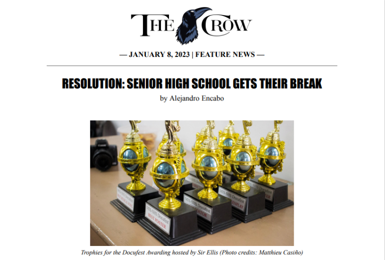 Resolution_ Senior_High_School_Gets_Their_Break